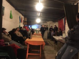 Actividad de Campaña de Alejandro "Pacha" Sánchez en Comité de Base