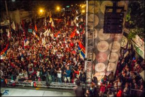 Acto de Cierre de Campaña en el departamento de Colonia, 20 de octubre de 2014