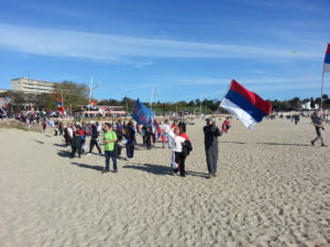 Actividad de Campaña en Playa Ramírez, Montevideo, setiembre 2014
